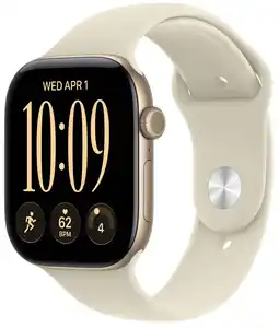 Coolblue Apple Watch Series 12 46mm Goud Sportband M/L aanbieding