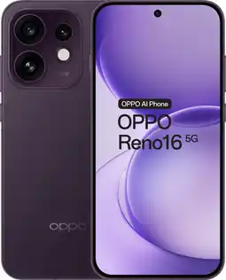 Coolblue OPPO Reno16 512 Go Mauve 5G aanbieding