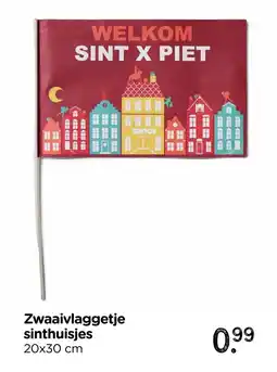 Xenos Zwaaivlaggetje sinthuisjes aanbieding