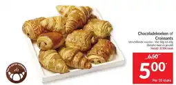Intermarché Chocoladekoeken of Croissants aanbieding