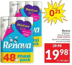 Intermarché Renova toiletpapier aanbieding