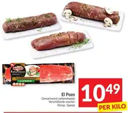 Intermarché El Pozo gemarineerd varkenshaasje aanbieding
