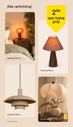 Leen Bakker Alle verlichting aanbieding