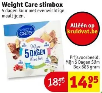 Kruidvat weight care Mijn 5 dagen slim box 686g aanbieding