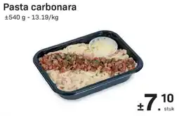 Buurtslagers Pasta carbonara aanbieding