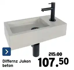 GAMMA Differnz Jukon beton aanbieding