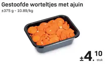 Gestoofde worteltjes met ajuin