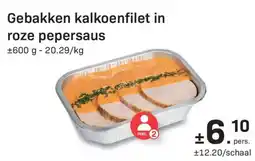Buurtslagers Gebakken kalkoenfilet aanbieding