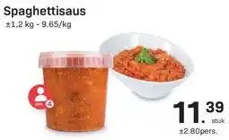 Buurtslagers Spaghettisaus aanbieding