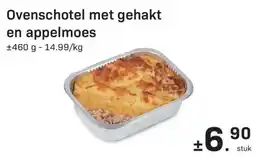 Buurtslagers Ovenschotel met gehakt en appelmoes aanbieding