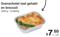 Buurtslagers Ovenschotel met gehakt en broccoli aanbieding