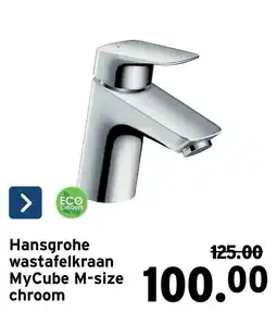 GAMMA Hansgrohe wastafelkraan MyCube M-size aanbieding