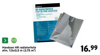 Handson hr radiatorfolie