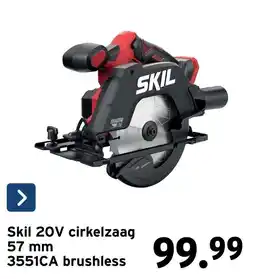 GAMMA Skil 20v cirkelzaag aanbieding