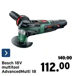 GAMMA Bosch 18v multitool advancedmulti 18 aanbieding