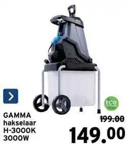 GAMMA gamma hakselaar h-3000k 3000w aanbieding
