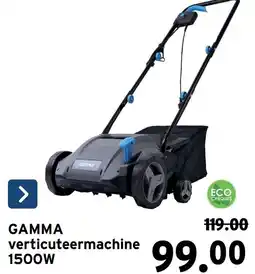 GAMMA gamma verticuteermachine aanbieding