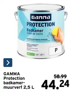GAMMA gamma protection badkamer-muurverf aanbieding