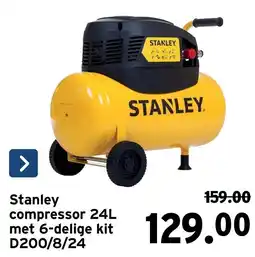 GAMMA stanley compressor 24l aanbieding