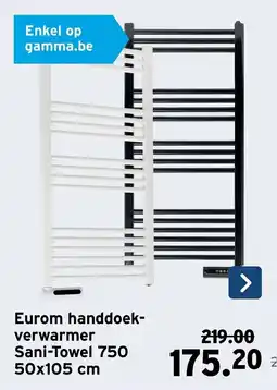 GAMMA Eurom handdoekverwarmer Sani-Towel 750 aanbieding