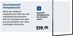 GAMMA Douchewand/inloopdouche aanbieding