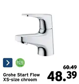 GAMMA Grohe Start Flow XS-size chroom aanbieding