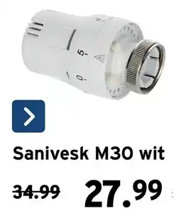 GAMMA Sanivesk M30 wit aanbieding
