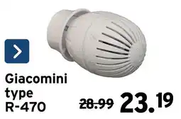 GAMMA Giacomini type R-470 aanbieding
