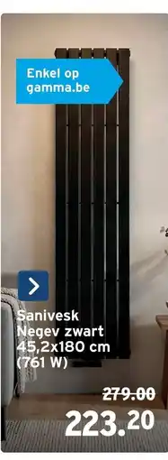 GAMMA Sanivesk Negev aanbieding
