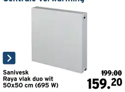 GAMMA Sanivesk Raya vlak duo wit aanbieding
