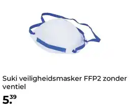GAMMA Suki veiligheidsmasker FFP2 zonder ventiel aanbieding