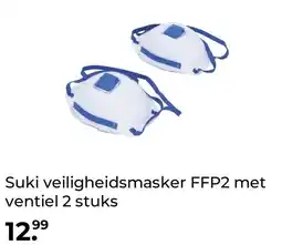 GAMMA Suki veiligheidsmasker ffp2 met ventiel aanbieding