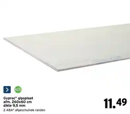 GAMMA Gyproc gipsplaat aanbieding