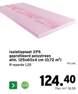 GAMMA Isolatieplaat XPS aanbieding