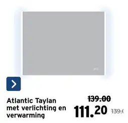 GAMMA Atlantic Taylan met verlichting en verwarming aanbieding