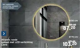 GAMMA Atlantic ronde spiegel met led-verlichting Lexie aanbieding