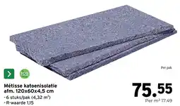 GAMMA Métisse katoenisolatie aanbieding
