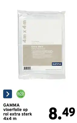 GAMMA gamma vloerfolie op rol extra sterk aanbieding