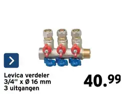 GAMMA Levica verdeler aanbieding