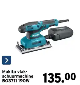 GAMMA Makita vlak-schuurmachine aanbieding