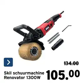 GAMMA Skil schuurmachine Renovator aanbieding