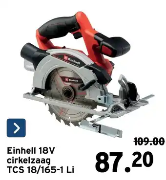Einhell 18v cirkelzaag