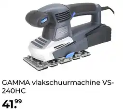 GAMMA Gamma vlaksschuurmachine vs-240hc aanbieding