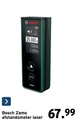GAMMA Bosch Zamo afstandsmeter laser aanbieding