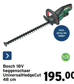 GAMMA bosch 18v heggenschaar universalhedgecut aanbieding