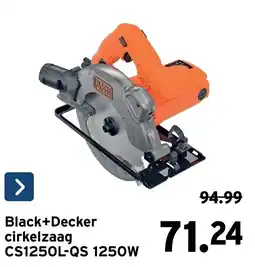 GAMMA Black+Decker cirkelzaag aanbieding