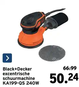 GAMMA Black+decker excentrische schuurnmachine aanbieding