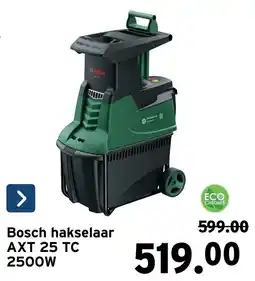 GAMMA Bosch hakselaar AXT 25 TC aanbieding