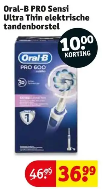 Kruidvat Oral-b pro sensi ultra thin elektrische tandenborstel aanbieding