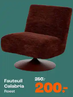Kwantum Fauteuil Calabria Roest aanbieding